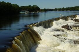 Waterfalls in Lowell Massachusetts